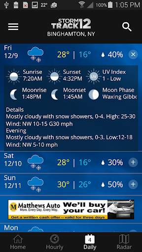 WBNG Storm Track 12 screenshot 4