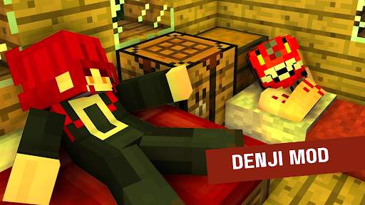 Denji Chainsaw Mod Minecraft screenshot 3