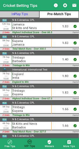 VIP Betting Tips Cricket screenshot 3