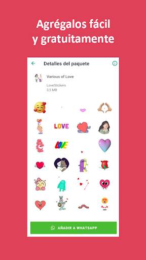 Stickers animados de amor para Whatsapp 2021 screenshot 2
