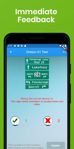 Free Ontario G1 Test 2021 screenshot 4