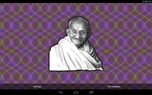 Mahatma Gandhi Live Wallpaper screenshot 12