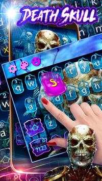 Colorful Skull Keyboard Them स्क्रीनशॉट 2