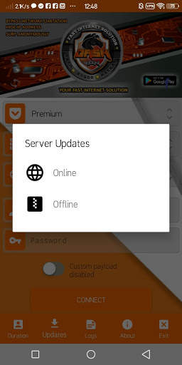 Dash VPN Reload скриншот 1