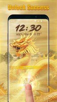Loong fingerprint lock screen for prank 2 تصوير الشاشة