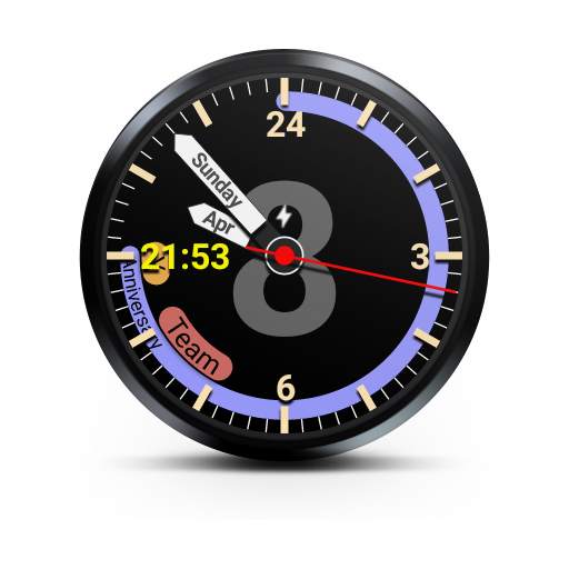 Agenda12h Watch Face - Free test version 1.6.32-free