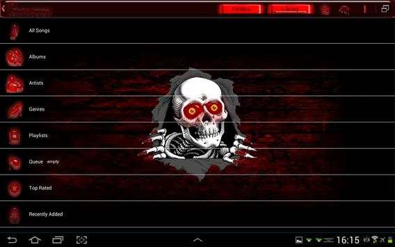 Poweramp Skin True Blood screenshot 7