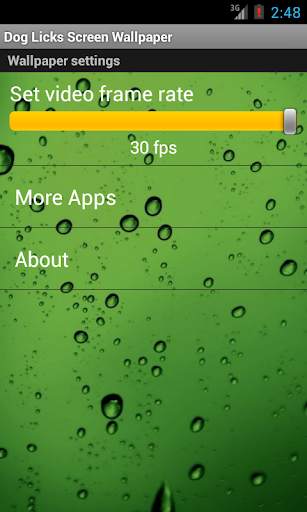 Dog Licks Screen Wallpaper screenshot 5