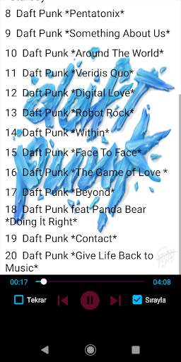 Daft Punk The Best Songs Offline 2 تصوير الشاشة