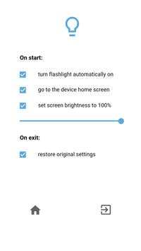 Flashlight & Brightness screenshot 1