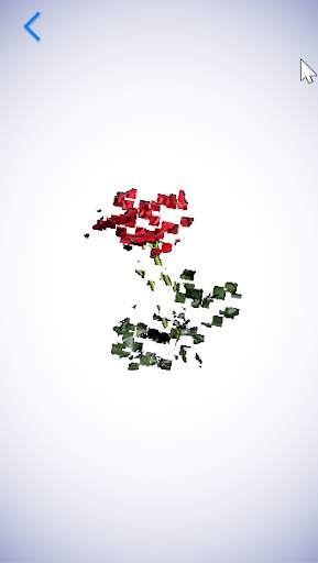 Flower Puzzle Game Poly Art 3D screenshot 2