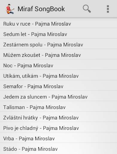 Miraf SongBook screenshot 5