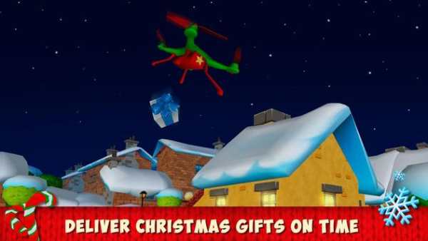Christmas Cartoon Drone Sim screenshot 2