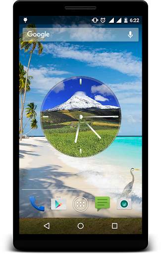 Nature Clock Live Wallpaper screenshot 4