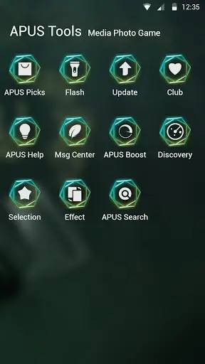Mystery-APUS Launcher theme скриншот 3