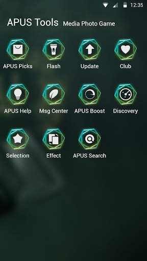 Mystery-APUS Launcher theme скриншот 3