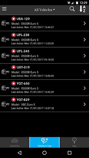 Mercedes-Benz Bus Telematics screenshot 2