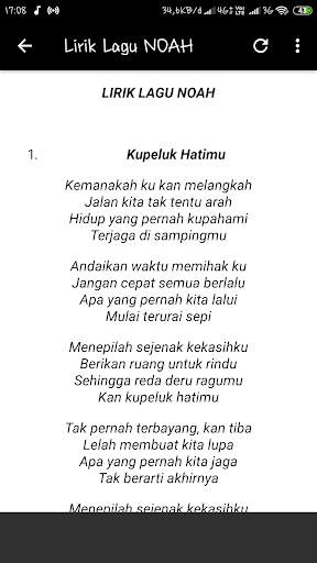Lagu Noah Lengkap Terbaru Offline screenshot 5