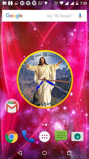 Jesus Clock Live Wallpaper screenshot 2