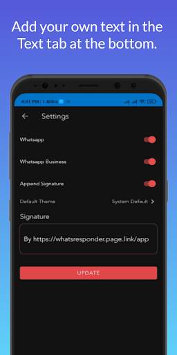 WhatsResponder - An AutoResponder Bot for Whatsapp screenshot 8