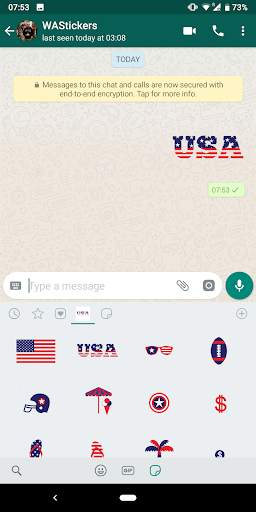WAStickerApps USA Stickers for WhatsApp screenshot 4