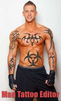 Man Hairstyle Tattoo Editor screenshot 2