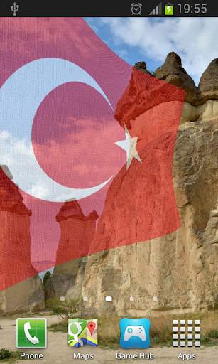 Turkey Flag Live Wallpaper screenshot 7