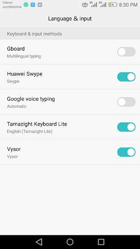 Tamazight Keyboard Lite screenshot 2