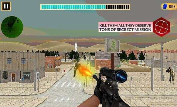 Sniper Shooter Militer Zombie screenshot 3