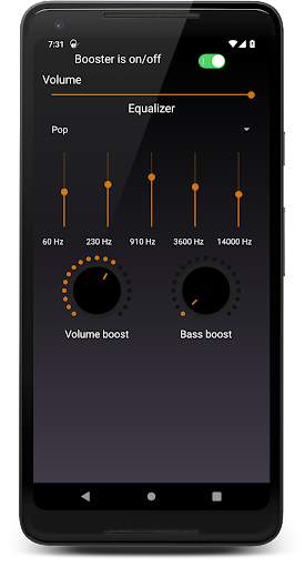 Volume Booster for Headphones with Equalizer screenshot 3