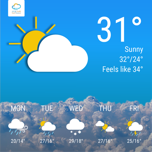 RasidWeather - راصد ويذر أيقونة