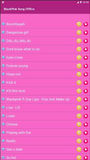BlackPink Songs Offline screenshot 1