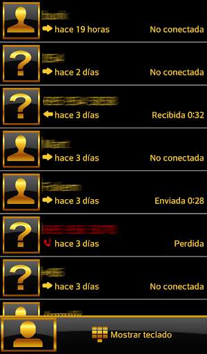 THEME BLACK GOLD FOR EXDIALER screenshot 5
