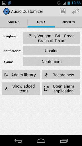 Audio Customizer - Volume and Ringtones manager screenshot 2