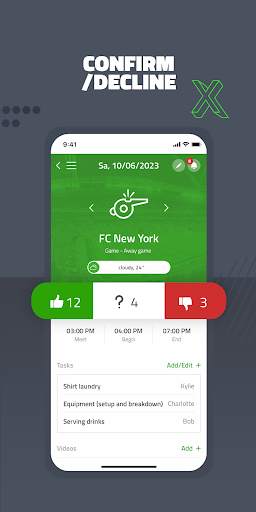 PlayerPlus - team organization screenshot 4