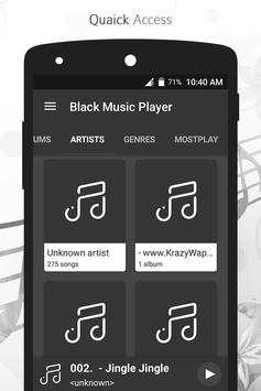 Black Music Player screenshot 5