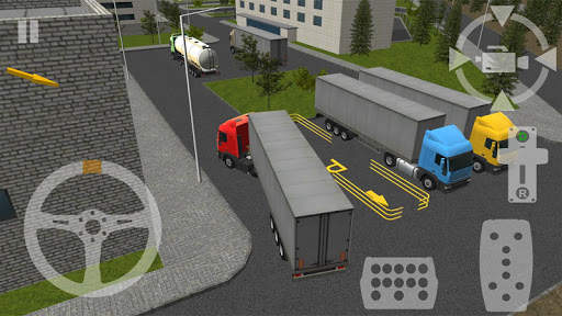 Semi Driver Trailer Parking 3D screenshot 1
