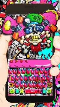 Skate Graffiti Keyboard Theme screenshot 1