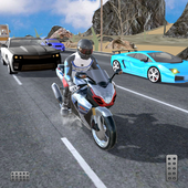 Real Traffic Motor Rider Driving Simulator 3D icon