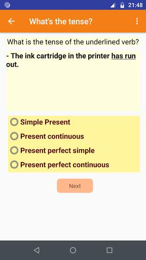 English Present Tenses screenshot 4