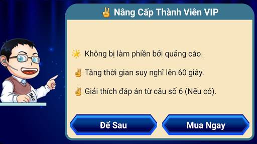 Triệu Phú Là Ai : Giáo Sư Xoay screenshot 8