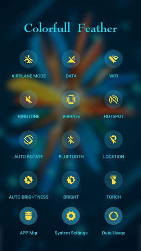 Colorful Feather APUS Launcher theme screenshot 3