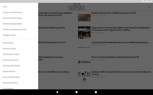 New Cannabis Ventures screenshot 7