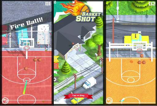 BasketShot - 3D Basketball screenshot 2