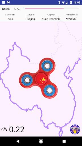 ߷ Fidget Flag Spinner ߷ World Flags Game screenshot 2