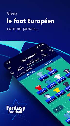 UEFA Gaming: Fantasy Football screenshot 1