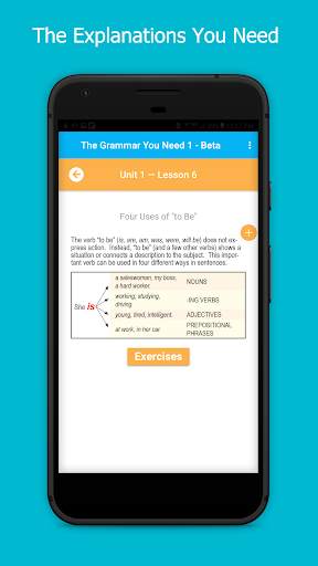 The Grammar You Need 1: Building Sentences 2 تصوير الشاشة