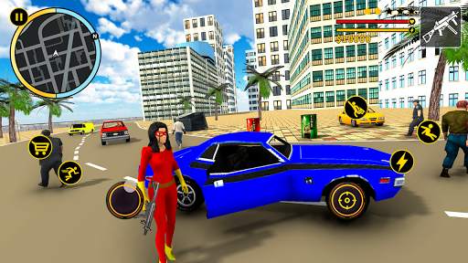 Spider Girl Moto Bike - Pizza Delivery Food Games screenshot 4