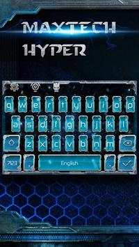 Tema keyboard biokimia biru screenshot 2