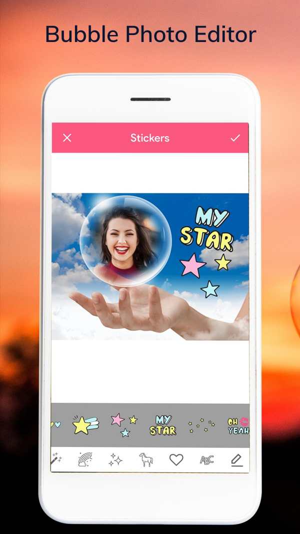 Bubble Photo Editor - Bubble Frames screenshot 4